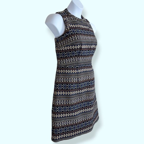 Naf Naf Sleeveless Jewelled Neckline Dress - Picture 3 of 7